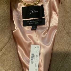 Jcrew cocoon coat in Italian stadium-cloth wool